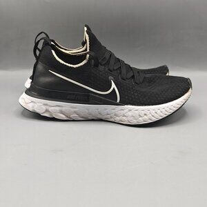 Nike React Infinity Flyknit Shoes Women's 7 Black White Running Sneaker